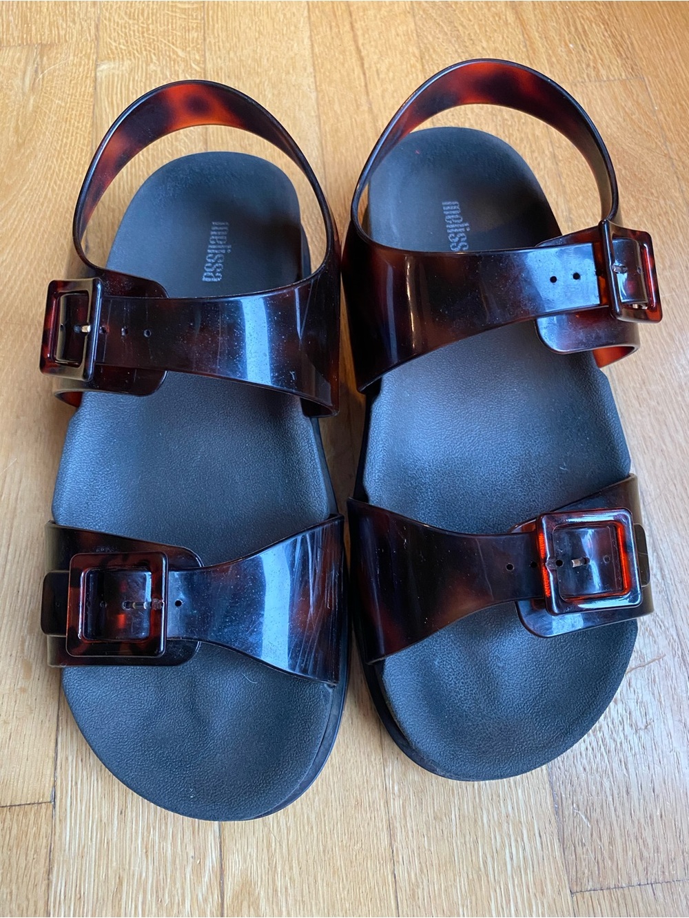 Melissa Tortoiseshell Platform Sandals - Picture 9 of 10